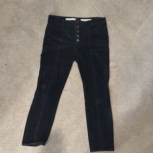 Pilcro Black Ankle Cropped Jeans Modern Style